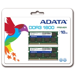 メモリ 8GB 2枚組 DDR3 SO-DIMM (1600) -512x8 デュアルリテールパッケージ AD3S1600W8G11-2