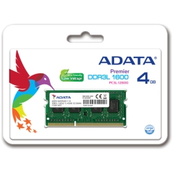 メモリ 4GB DDR3L Low Voltage SO-DIMM (1600) -512x8 リテールパッケージ ADDS1600W4G11-R