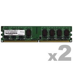 Mac用 DDR2-667/PC2-5300 Unbuffered DIMM 1GB×2枚組 ADM5300D-1GW