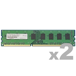 DDR3-1333/PC3-10600 Unbuffered DIMM 1GB×2枚組 ADS10600D-1GW