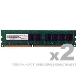 サーバー用 DDR3-1600/PC3-12800 Unbuffered DIMM 4GB×2枚組 ECC ADS12800D-E4GW