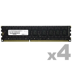 サーバー用 DDR3-1866 UDIMM 4GB×4枚組 ECC ADS14900D-E4G4