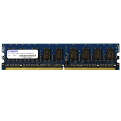 サーバー用 DDR2-533/PC2-4200 Unbuffered DIMM 1GB ECC ADS4200D-E1G
