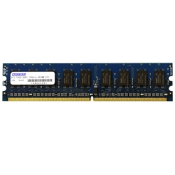 サーバー用 DDR2-667/PC2-5300 Unbuffered DIMM 1GB ECC ADS5300D-E1G