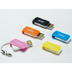 USB2.0 回転式フラッシュメモリ 8GB AD-UCT 5色パック AD-UCTF8G-U2
