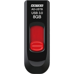 USB3.0 スライド式フラッシュメモリ 8GB AD-USTB8G-U3