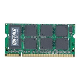 PC2-5300(DDR2-667)対応 DDR2 SDRAM 200Pin用 S.O.DIMM 1GB D2/N667-1G