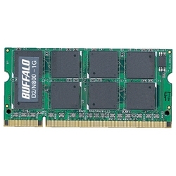 PC2-6400(DDR2-800)対応 DDR2 SDRAM 200Pin用 S.O.DIMM 1GB D2/N800-1G