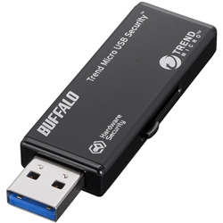 ハードウェア暗号化機能 USB3.0 セキュリティーウイルススキャン1年 16GB RUF3-HSL16GTV