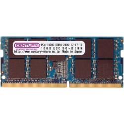 産業機器向け PC4-19200/DDR4-2400 16GB ECC SO-DIMM 1.2v 日本製 CD16G-SOD4UE2400