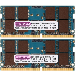 Apple用 PC4-19200/DDR4-2400 32GBキット(16GB 2枚組) SO-DIMM 日本製 CK16GX2-SOD4U2400M