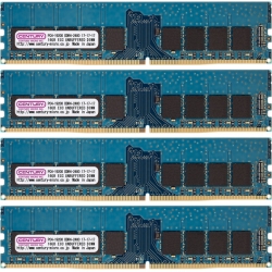 サーバー/WS用 PC4-19200 DDR4-2400 288pin Unbuffered ECC-DIMM 1.2V 64GB kit (16GB×4枚組) 日本製 CK16GX4-D4UE2400