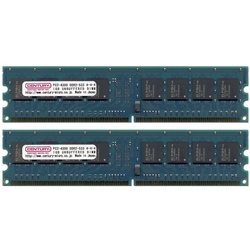 アップル用 PC2-4300/DDR2-533 2GBキット(1GB 2枚組) DIMM 日本製 CK1GX2-D2U533M