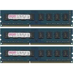 PC用 PC3-10600/DDR3-1333 6GBキット(2GB 3枚組み) 240pin unbuffered DIMM 日本製 CK2GX3-D3U1333