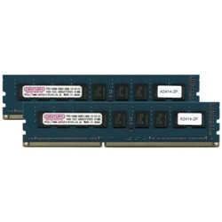 サーバー/WS用 PC3-14900/DDR3-1866 8GBキット(4GB 2枚組) ECC-DIMM 日本製 1.5v CK4GX2-D3UE1866