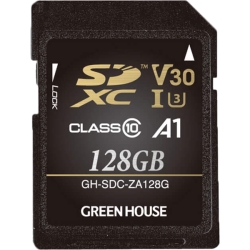 SDXCカード UHS-I U3 V30 A1 128GB GH-SDC-ZA128G