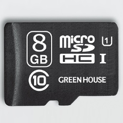 データ復旧サービス付 microSDHCカード UHS-I クラス10 8GB GH-SDM-AEUA8G