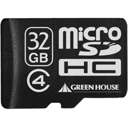 microSDHCカード(アダプタ付属) 32GB Class4 GH-SDMRHC32G4
