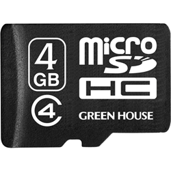 microSDHCカード 4GB クラス4 +データ復旧サービス GH-SDMRHC4DA-4G