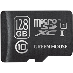microSDXCカード UHS-I U1 クラス10 128GB GH-SDMRXCUB128G