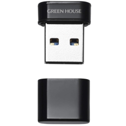 小型USB3.1(Gen1)メモリー 8GB ブラック GH-UF3MA8G-BK