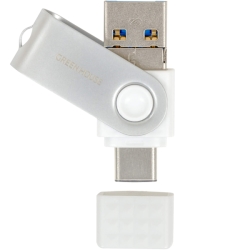 3in1(Type-C/A/Micro-B) 64GB ホワイト GH-UF3TA64G-WH