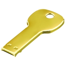 USBフラッシュメモリ 家鍵型 4GB ゴールド GH-UFD4GKYG