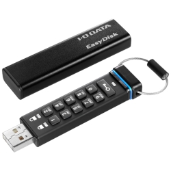 USB2.0対応 ハードウェアボタン認証型セキュリティ4GB ED-HB2/4G