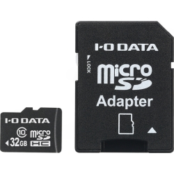 Class 10対応 microSDHCメモリーカード(SDメモリーカード変換アダプター付き) 32GB EX-MSDC10/32G
