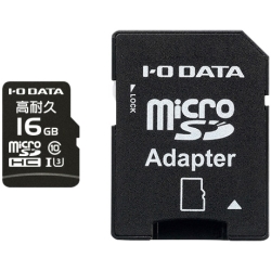 UHS-I UHS スピードクラス3対応 高耐久microSDHCメモリーカード 16GB MSD-IMA16G