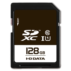 UHS スピードクラス1対応 SDXCメモリーカード 128GB SDU1-128G