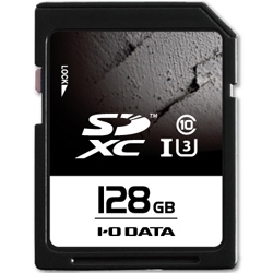 UHS スピードクラス3対応 SDXCメモリーカード 128GB SDU3-128G