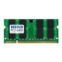 PC2-6400(DDR2-800)対応 200ピン S.O.DIMM 2GB SDX800-2G