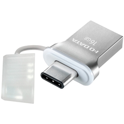 USB3.1 Gen1 Type-C⇔Type-A 両コネクター搭載16GB U3C-HP16G