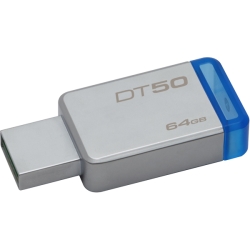 64GB USB3.0メモリー DataTraveler 50 Metal Blue DT50/64GB