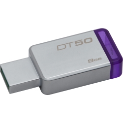 8GB USB3.0メモリー DataTraveler 50 Metal Purple DT50/8GB