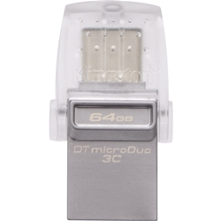 64GB DataTraveler microDuo 3C USB 3.0/3.1 + Type-C対応 flash drive DTDUO3C/64GB