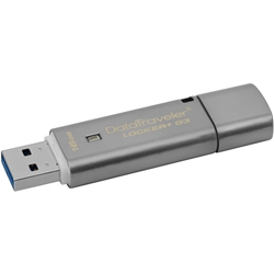 16GB セキュリティUSB3.0メモリー DataTraveler Locker+ G3 DTLPG3/16GB