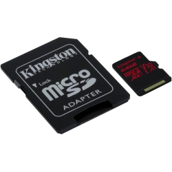 64GB microSDXCカード UHS-I speed class 3 (U3) 100R/80W w/SD Adapter SDCR/64GB