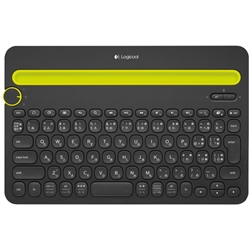 Bluetooth マルチデバイスキーボード ブラック K480BK
