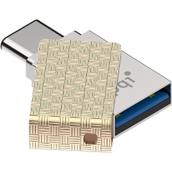 USB3.1 Type-C対応メモリ Connect 313 16GB ゴールド UC313VGD-16