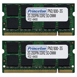 APPLE ノート用メモリ 4GB(2GBx2枚組) PC2-6400 200pin DDR2-SDRAM SO-DIMM PAN2/800-2GX2