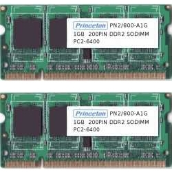 DOS/V ノート用メモリ 2GB(1GBx2枚組) PC2-6400 200pin DDR2-SDRAM SO-DIMM PDN2/800-A1GX2