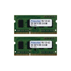 DOS/V ノート用メモリ 4GB(2GBx2枚組) PC3-10600 DDR3-SDRAM (2Gbit/256x8) PDN3/1333-A2GX2