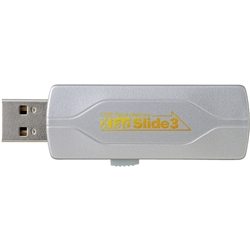 64GB USB3.0/2.0対応スライド式フラッシュメモリ Xiao Slide 3 (シルバー) PFU-XS3S/64GS