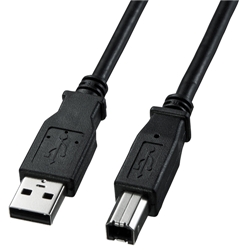 USB2.0ケーブル(ブラック・1.5m) KU20-15BKK