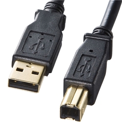 USB2.0ケーブル(1m・ブラック) KU20-1BKHK