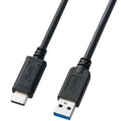 USB3.1 Gen2 Type C-Aケーブル(1m・ブラック) KU31-CA10