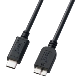 USB3.1 Gen2 Type C-microBケーブル(1m・ブラック) KU31-CMCB10