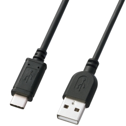 USB2.0 Type C-Aケーブル(0.5m・ブラック) KU-CA05K